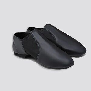 Jazz Shoes for Girls Boys Leather Unisex Slip-On Dance Shoes - Gentle used